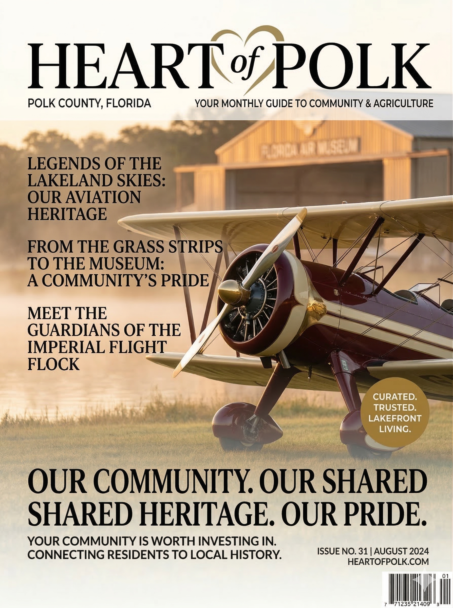 Heart of Polk Issue #31 - Aviation Heritage Biplane, August 2024